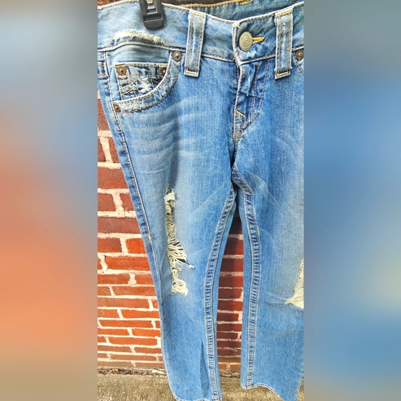 VINTAGE True Religion boot cut low rise Jeans - Picture 3 of 5